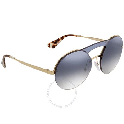 Prada CINeMA EVOLUTION Brown Silver Round 